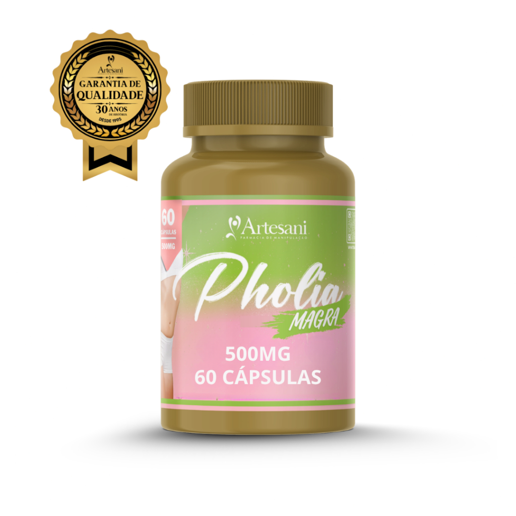Pholia Magra 500mg | 60 Cápsulas | Foco na Dieta e Medidas | Artesani