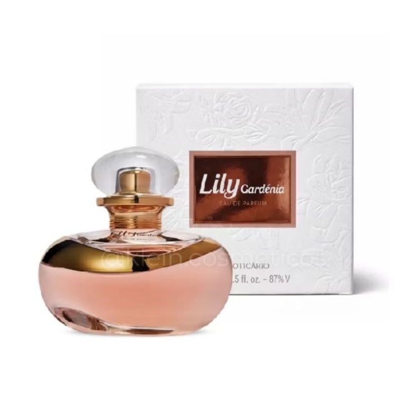 Perfume Lily Gardênia Eau de Parfum O Boticário 75ml Feminino original e lacrado