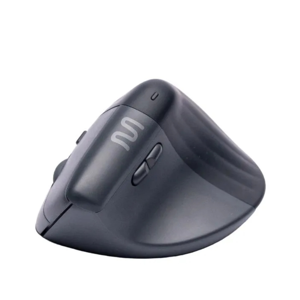 Mouse Sem Fio Vertical Ergonômico confortável  MS17 Preto Multi 2.4GHz Windows, Linux e MacOS  MO417