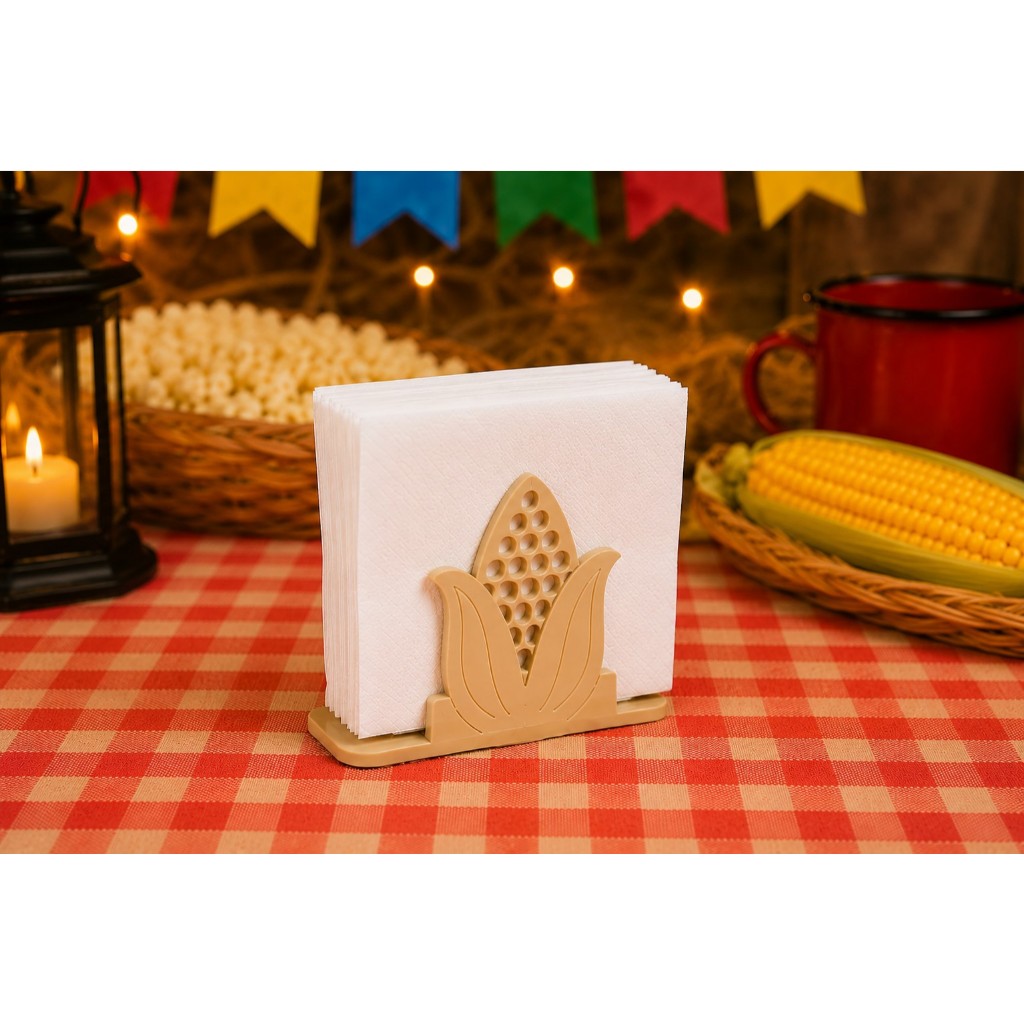 Decoração Festa junina Porta Guardanapo -  KIT 03 PEÇAS | Suporte Guardanapo de Papel