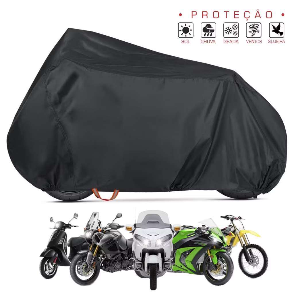 Capa Para Moto Scooter Dobrável Portátil Proteção Completa
