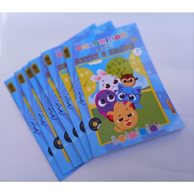 Lembrancinha de Festa Revistinha de colorir PERSONALIZADO de colorir de Aniversário Personagem