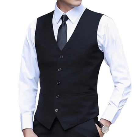 COLETE SOCIAL MASCULINO OXFORD PREMIUM COM REGULAGEM, SOCIALTERNOS