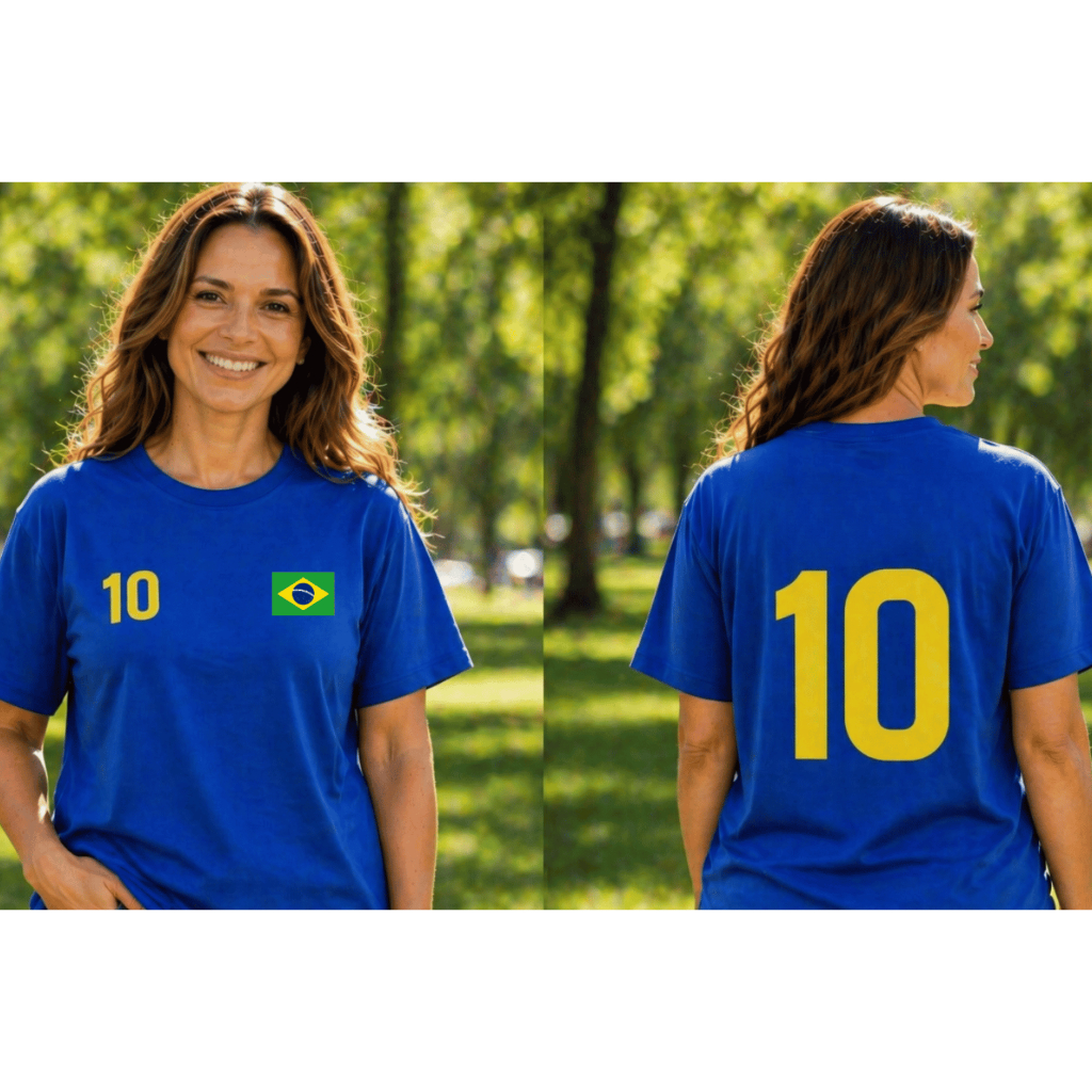 CAmiseta do Brasil Adulto feminina ,blusa 100%algodão,moda tendência blusinha brasil