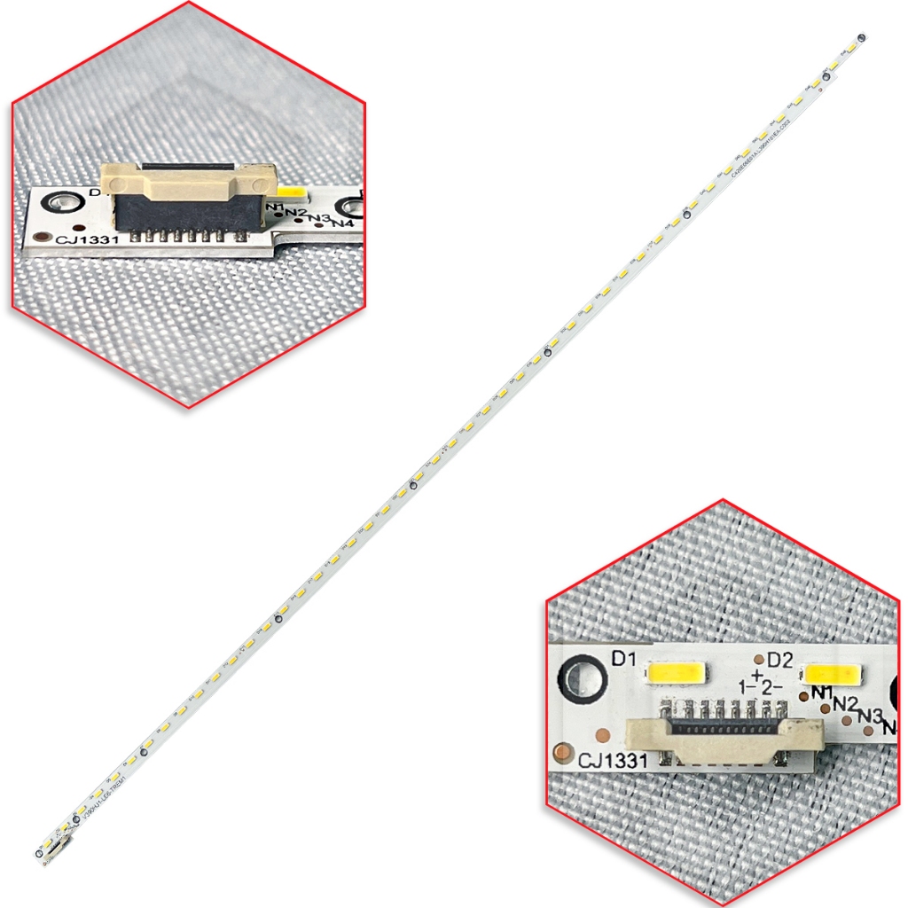 Barra de Led Tc39a400b Tc39as600b Tc39a400b Tc39as600b Com 48 Leds 3V Original