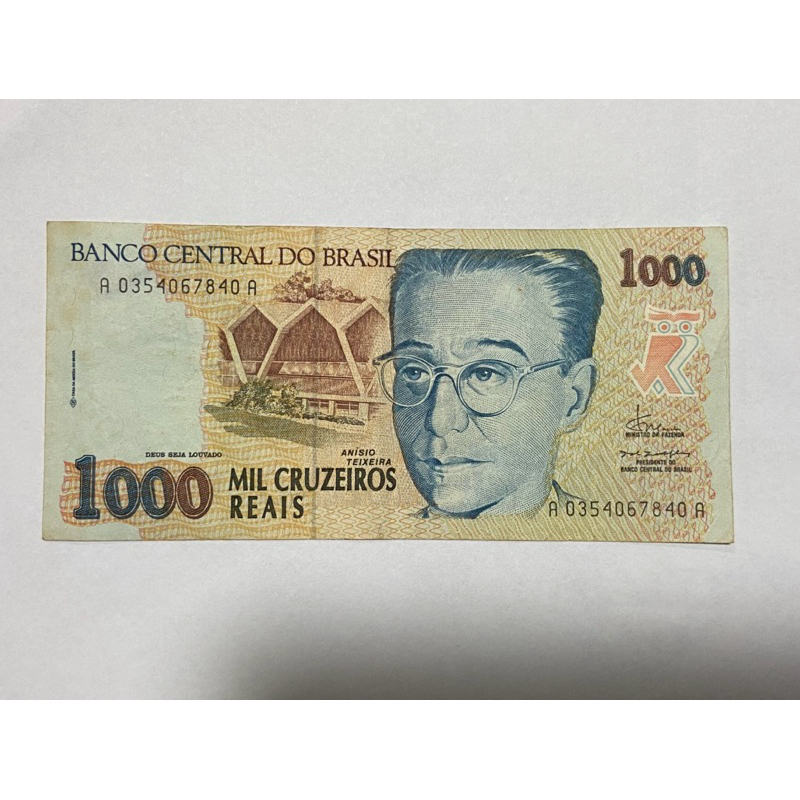 cédula 1000 cruzeiros reais 1993 C 238