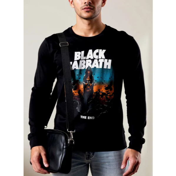 Camiseta Manga Longa Black Sabbath Ref=638
