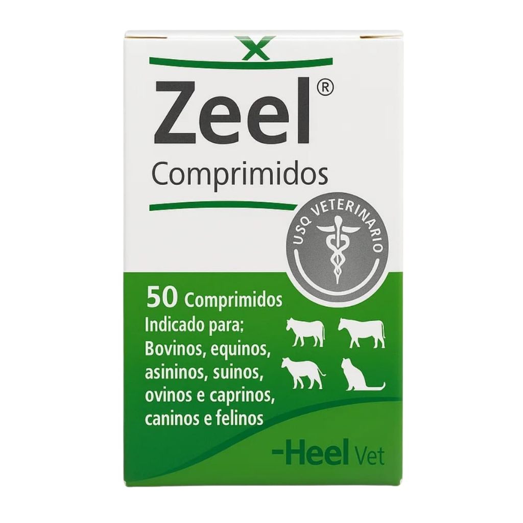Zeel Uso Veterinario Heel-Vet Redução Da Dor Articular E Muscular C/ 50 Comprimidos