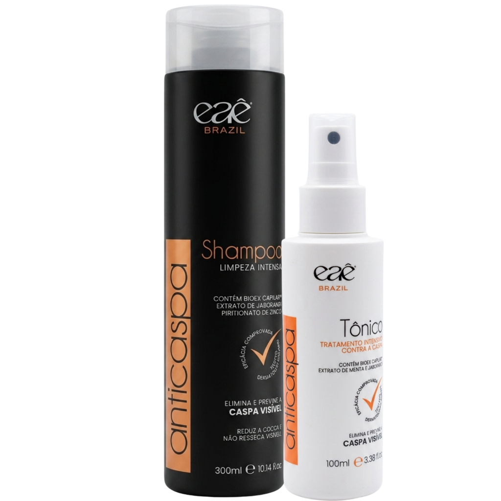 Kit Anticaspa Eaê Brazil – Limpeza Intensiva Tecnologia e Ativos Para Cuidar Do Couro Cabeludo