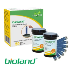Kit Fitas de glicose para Glicosímetro ModeloG-425-3 / G-500 Bioland