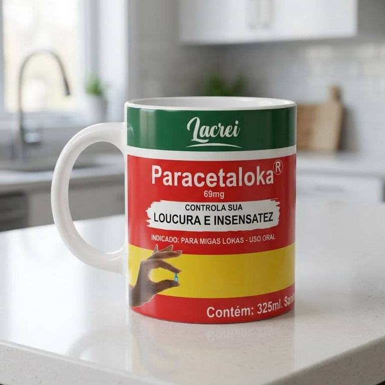Canecas Porcelana Divertidas Presente Criativo Engraçada Xicara Para Café