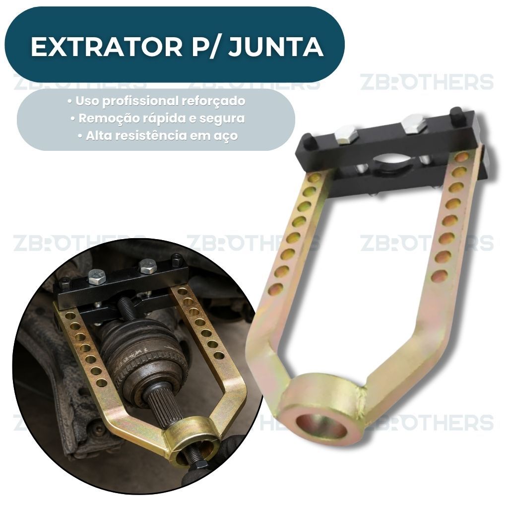 Extrator Para Junta Homocinética Profissional Alta Performance Universal Em Aço Reforçado Industrial