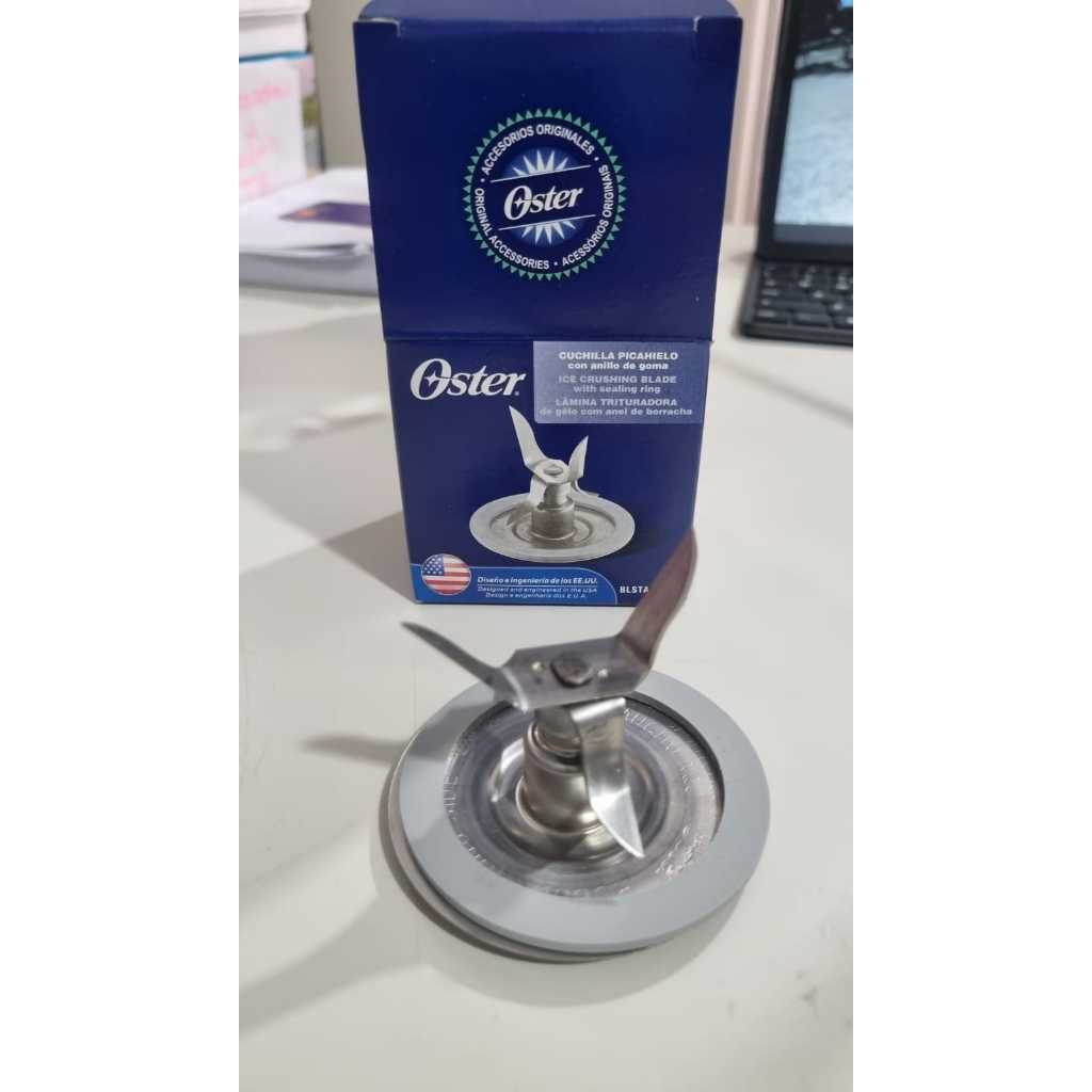 Lâmina de 4 Facas com Anel de Vedação para Liquidificadores Oster