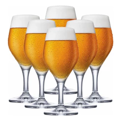 Jogo 6 Taças de Cristal Ronceva para Cerveja 410ml, Taças de Cristal Cerveja - Ruvolo