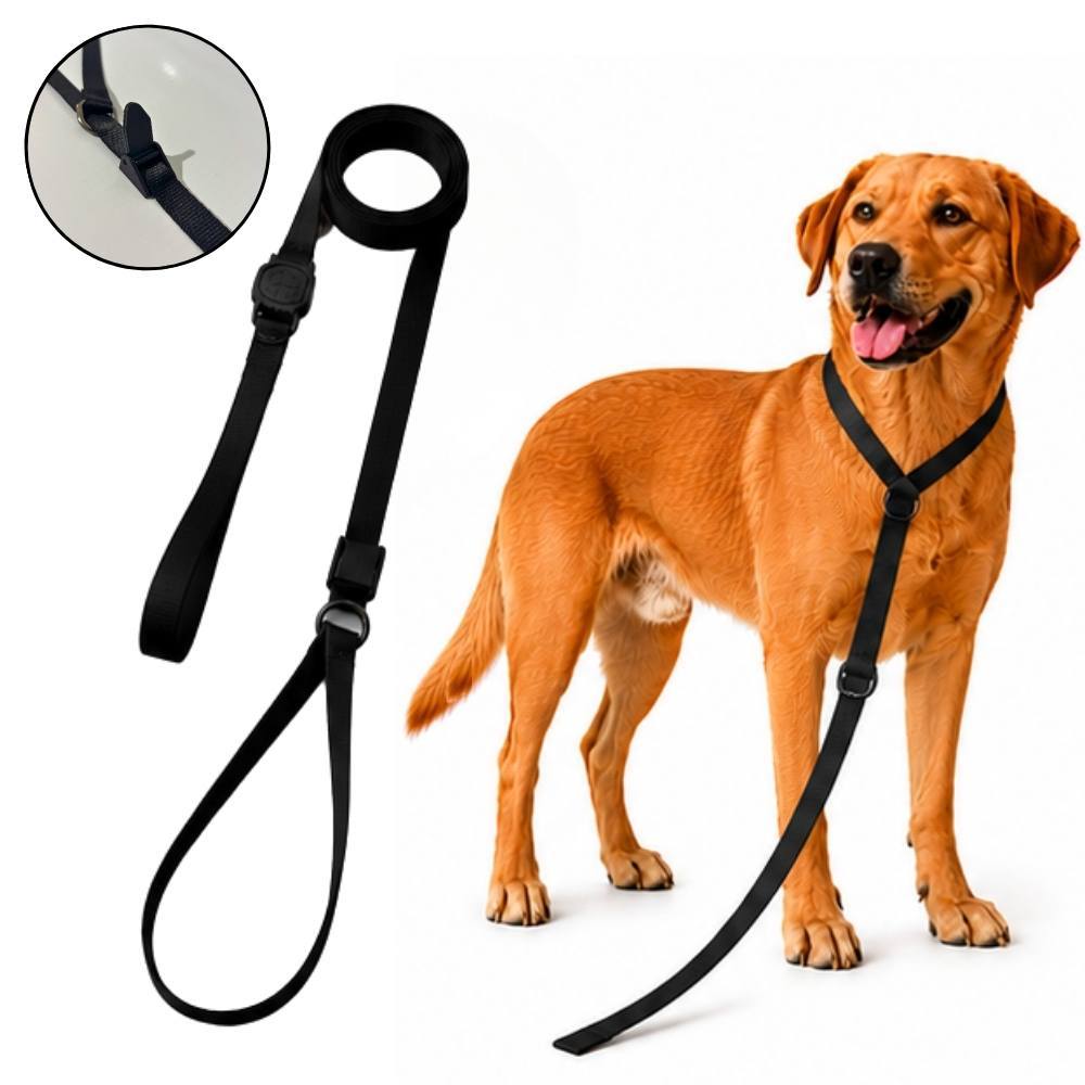 Guia Colar Enforcador Unificada Adestrador Para Passeio e Controle de Cachorro Guia regulável treinamento para Cães