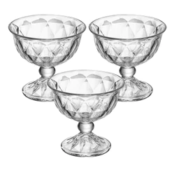 Jogo de Taças de Sobremesa em Cristal Diamond 180mL - Lyor
