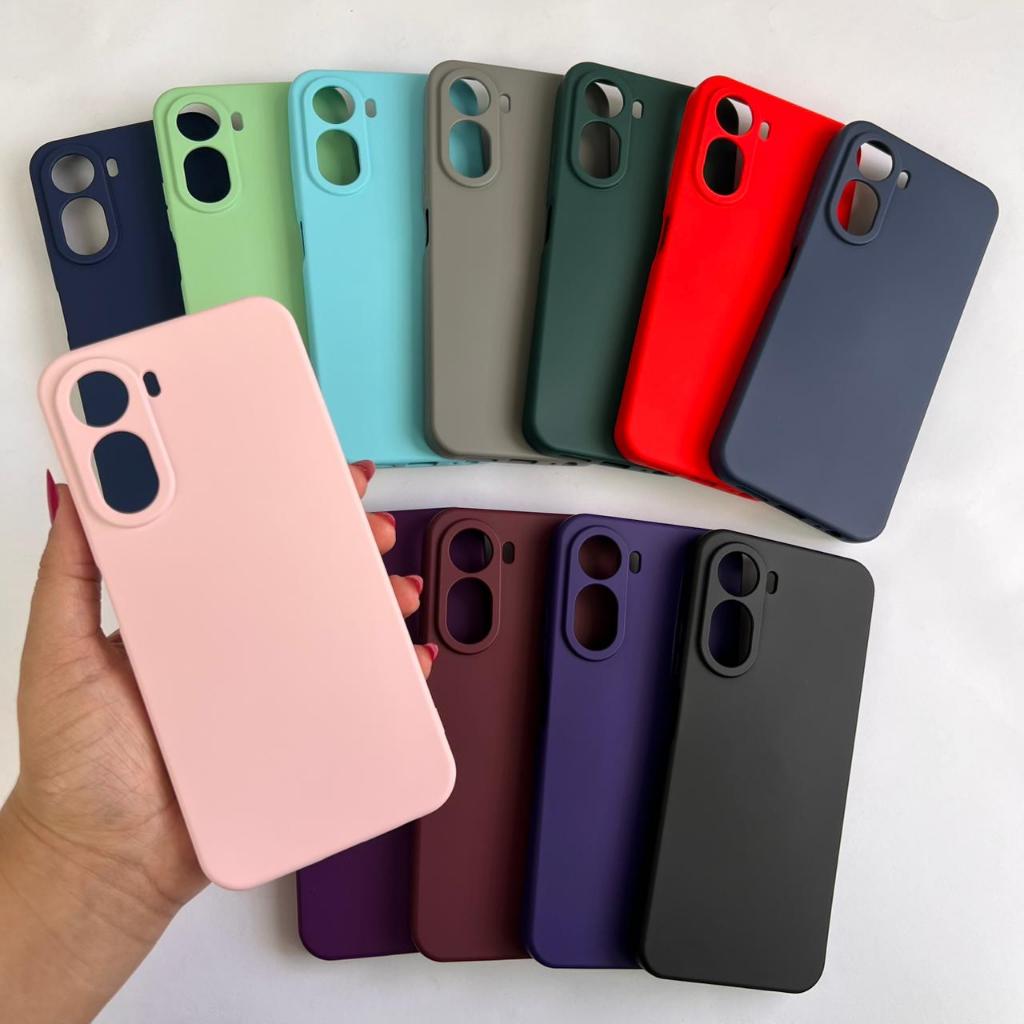 Capinha de Silicone Aveludada Colorida para Modelo Xiaomi Redmi A7 Pro /  Capa Case Lisa Colorida (CF26)