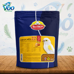 Gran Mix 22 Biotron 1kg - Embalagem Original - Ração para Canários com 22% Proteina