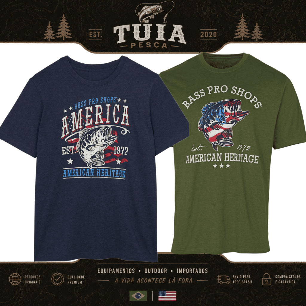 Camiseta BASS PRO SHOPS Importada 🇺🇸 EUA -ORIGINAL-