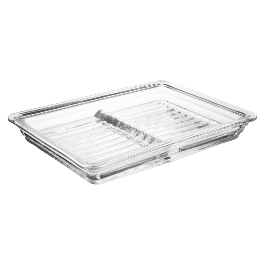 Porta Frios Colmeia 20cm Cristal Ecológico Lyor com Tampa para Queijos Frios Alimentos Café Mesa Posta Organização Lar — imagem 2 de 2