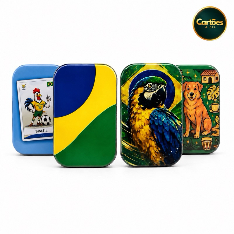 Latinha Personalizada para Figurinhas da Copa do Mundo