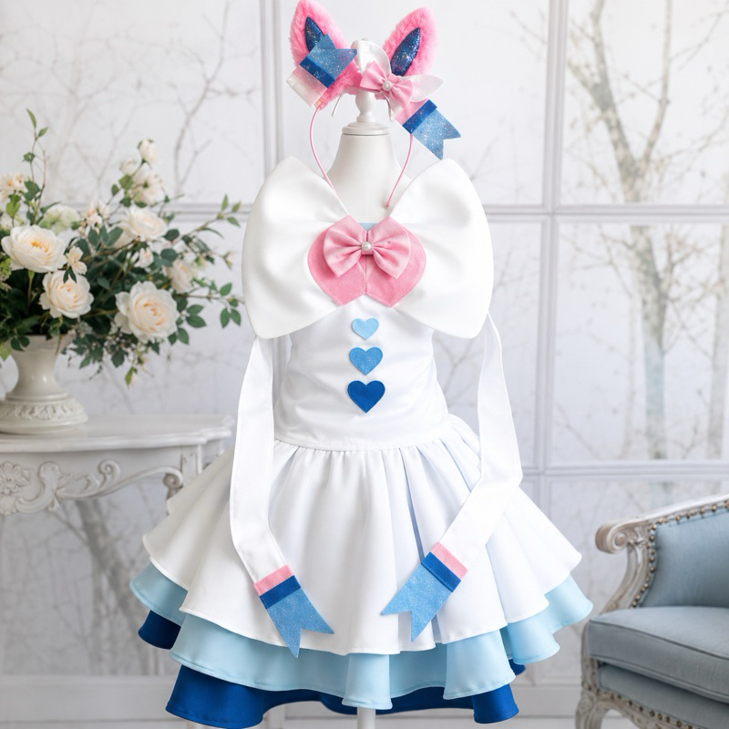 Fantasia Infantil Anime Eevee Sylveon Pokémon