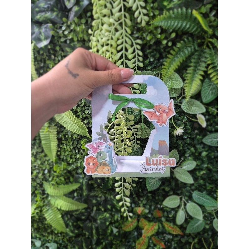 kit 10 Caixas Porta copo bolha | Dinossauro Personalizada | Lembrancinha Festa Infantil Dino Baby