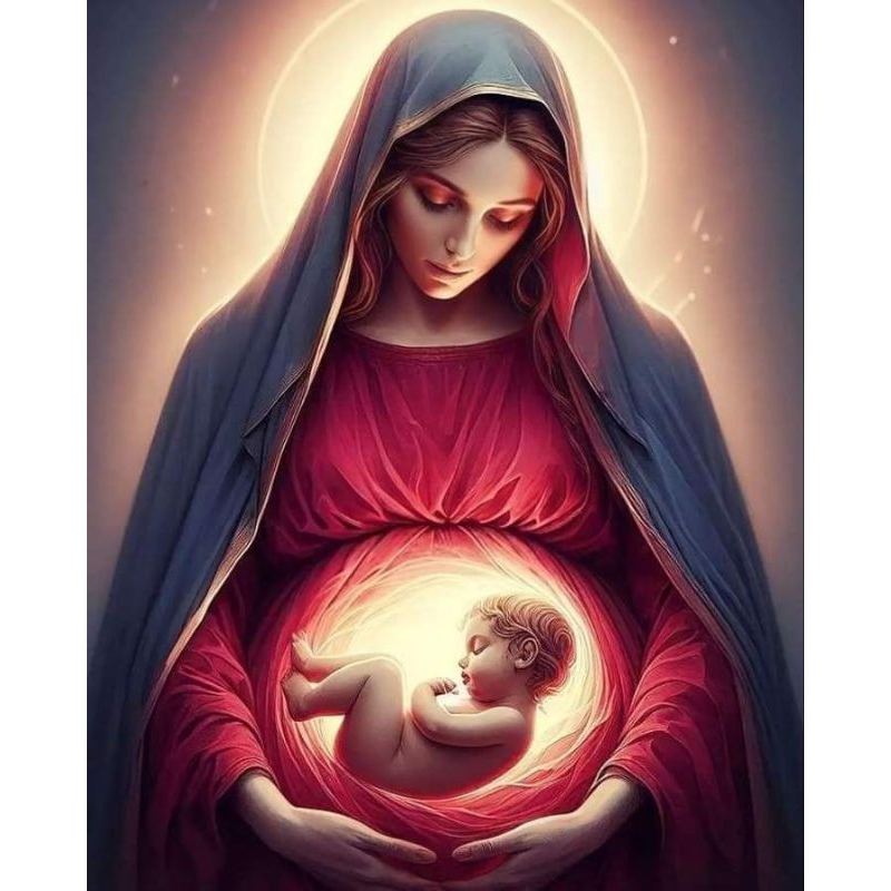 Quadro Nossa Senhora Grávida Nossa Senhora do bom Parto