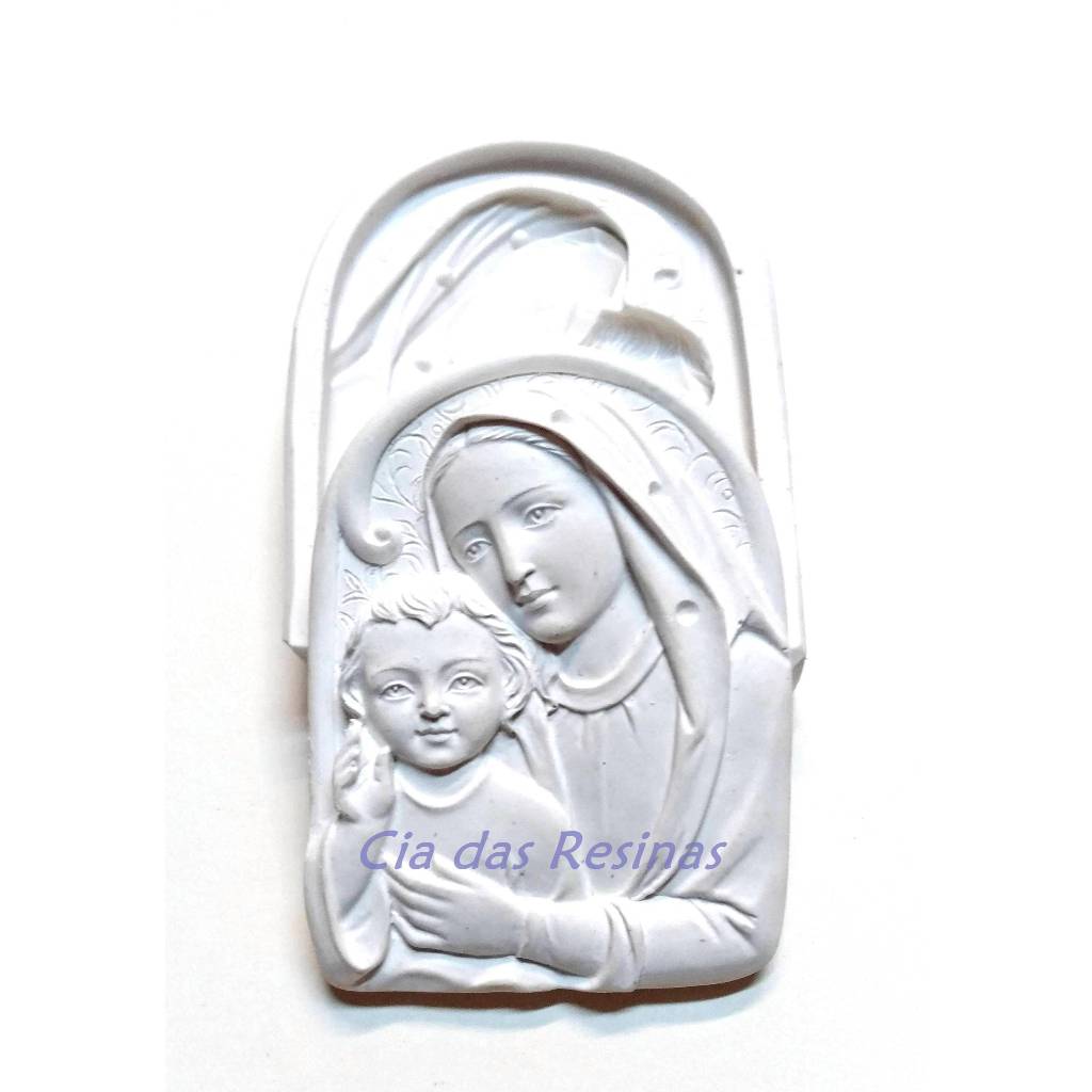 Molde de Silicone Nossa Senhora do Perpétuo Socorro  para Diversos Fins