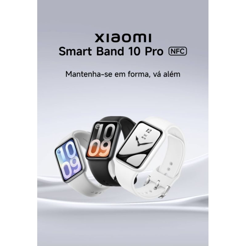 Xiaomi Smart Band 10 Pro GPS AMOLED Original Até 21 Dias de Bateria