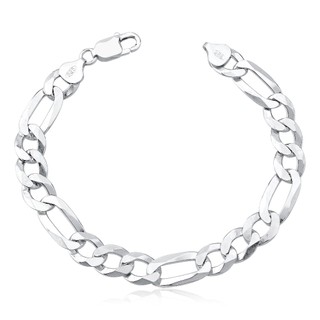 Pulseira Masculina Grumet 3x1 9mm Prata 925