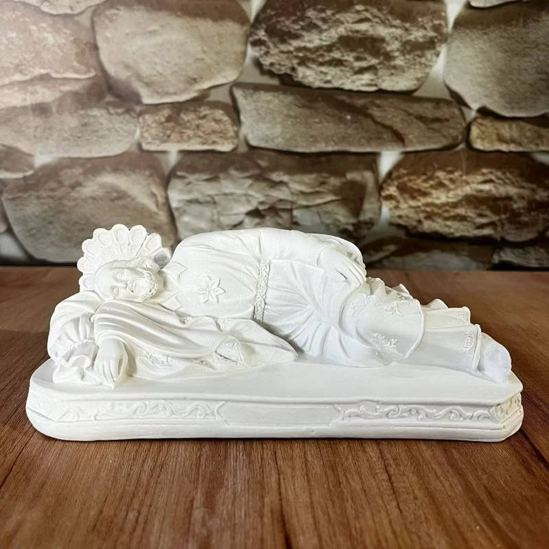 Kit 10 Imagem São José Dormindo 18cm Gesso Cru
