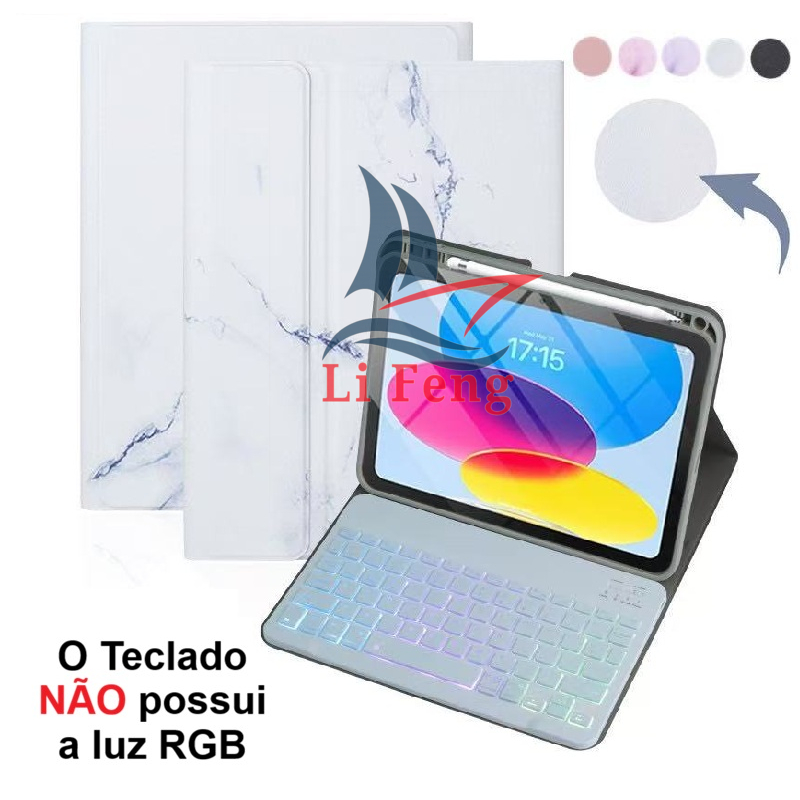 Capa com Teclado Touchpad Samsung Galaxy Tab A9 Plus 11" (2023-2025) SM-X210/216