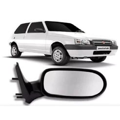 Retrovisor Uno 06/10 2 Portas Sem Controle Fixo Unidade ou Par