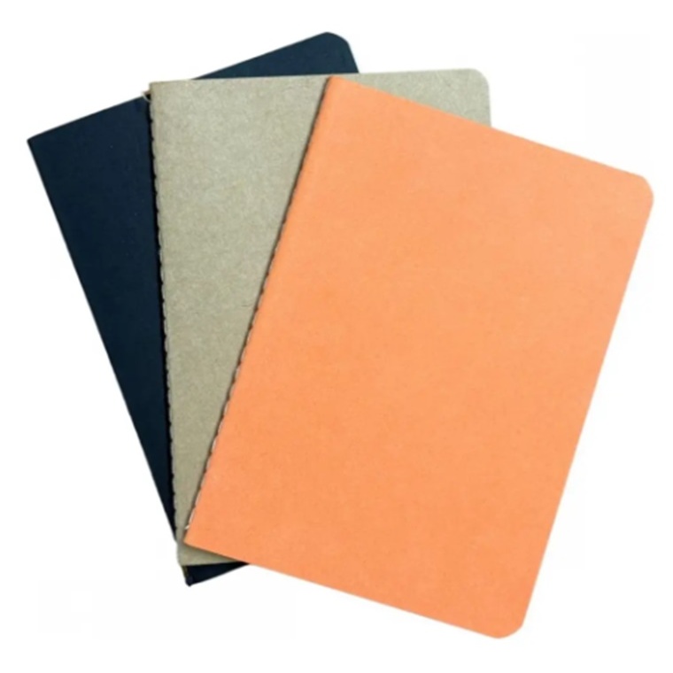 Caderno Aquarela Sketchbook Bloco Pintura Poket Mini A6 100g Kit C/ 3 Unid.