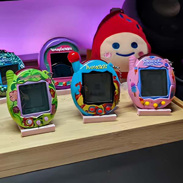 Suporte Expositor Tamagotchi - Universal | Display de Mesa para Coleção e Decoração