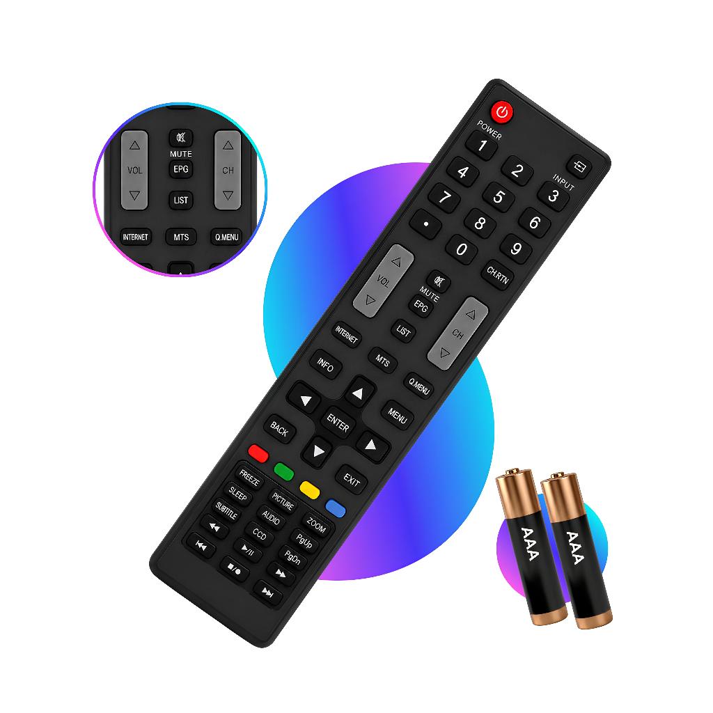 Controle Remoto Para TV Semp Toshiba Compatível LCD LED Smart CT6710 32L2400 40L2400 48L2400 DI3245I