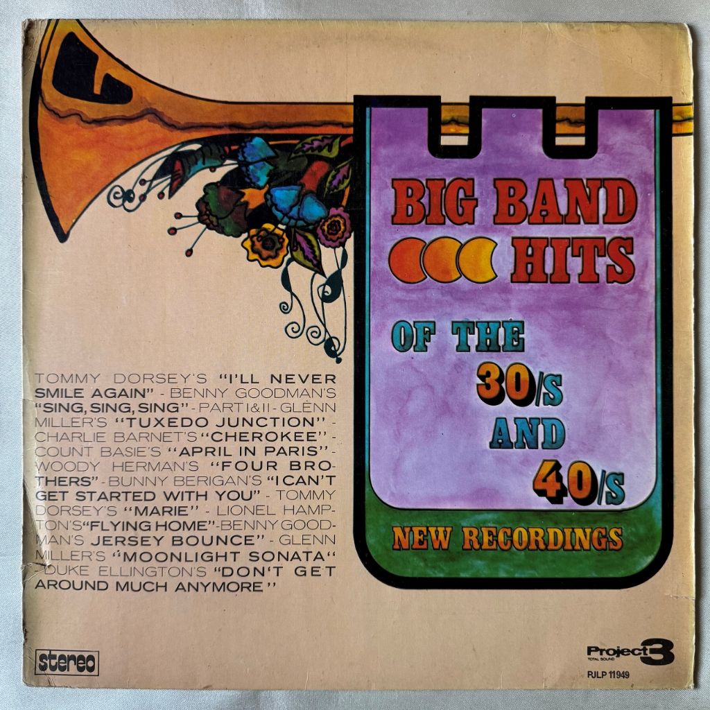 DISCO DE VINIL LP - ENOCH LIGHT AND THE LIGHT BRIGADE – BIG BAND HITS OF THE 30'S AND 40'S (1974)
