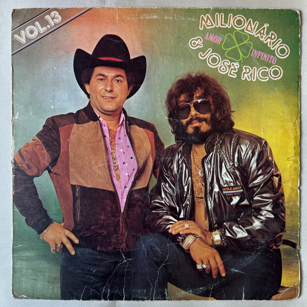 DISCO DE VINIL LP - MILIONÁRIO & JOSÉ RICO – AMOR INFINITO - VOL. 13 (1983)