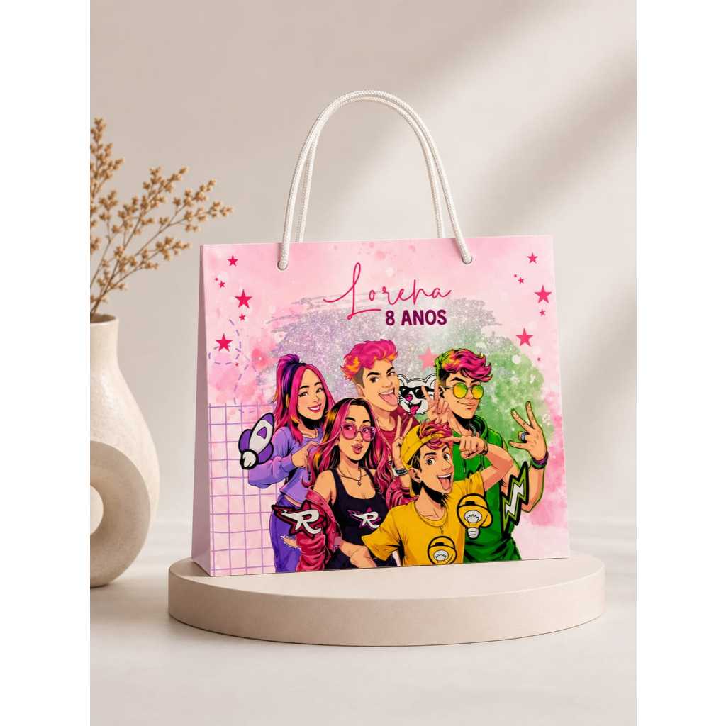 SACOLINHA PERSONALIZADA DOS ROSAS/SACOLINHA DOS ROSAS/ SACOLINHAS PERSONALIZADAS/PEGUE E MONTE/ LEMBRANCINHAS/