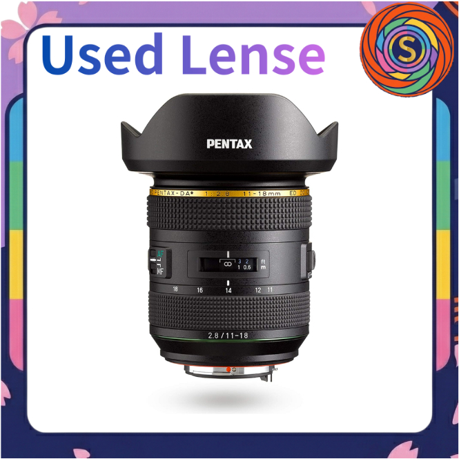 [Secondhand] Pentax HD PENTAX-DA* 11-18mm F2.8 ED DC AW Ultra Wide-Angle Zoom Lens K-Mount APS-C DSLR used pre-loved