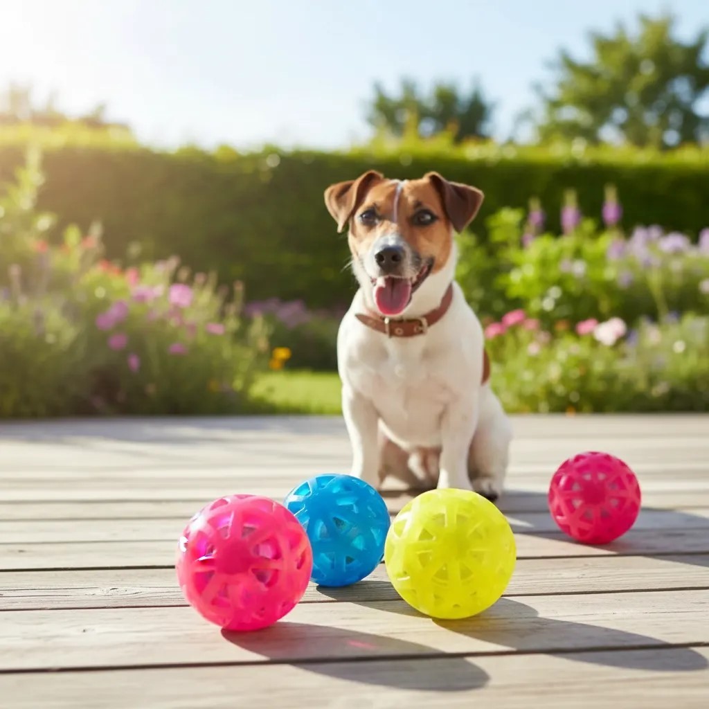 BOLA GLOBO Brinquedo Cão Pet Resistente Interativa Anti Stress
