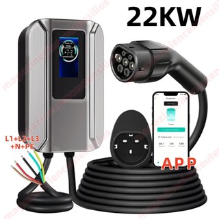 Carregador Carro Elétrico 22kw Wallbox Universal Com Wifi