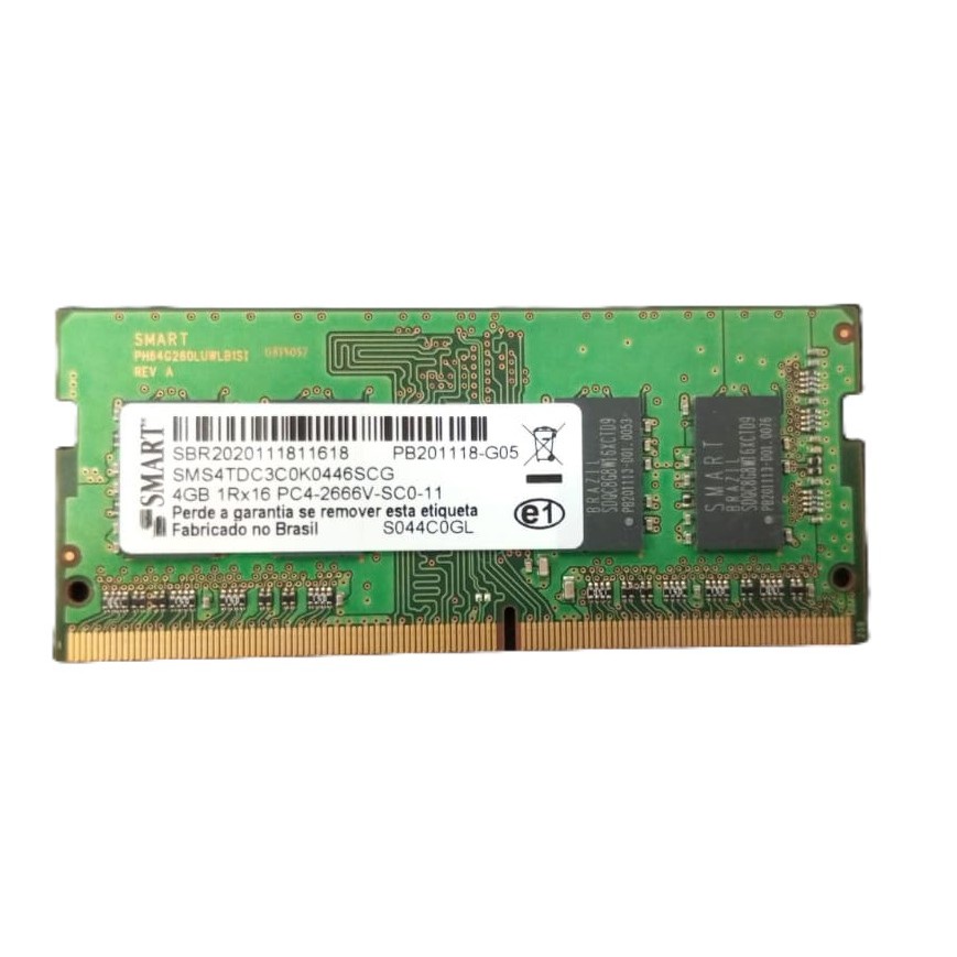 Memoria Ram Notebook Ddr4 4gb 2666mhz Diversas Marcas - Seminovo