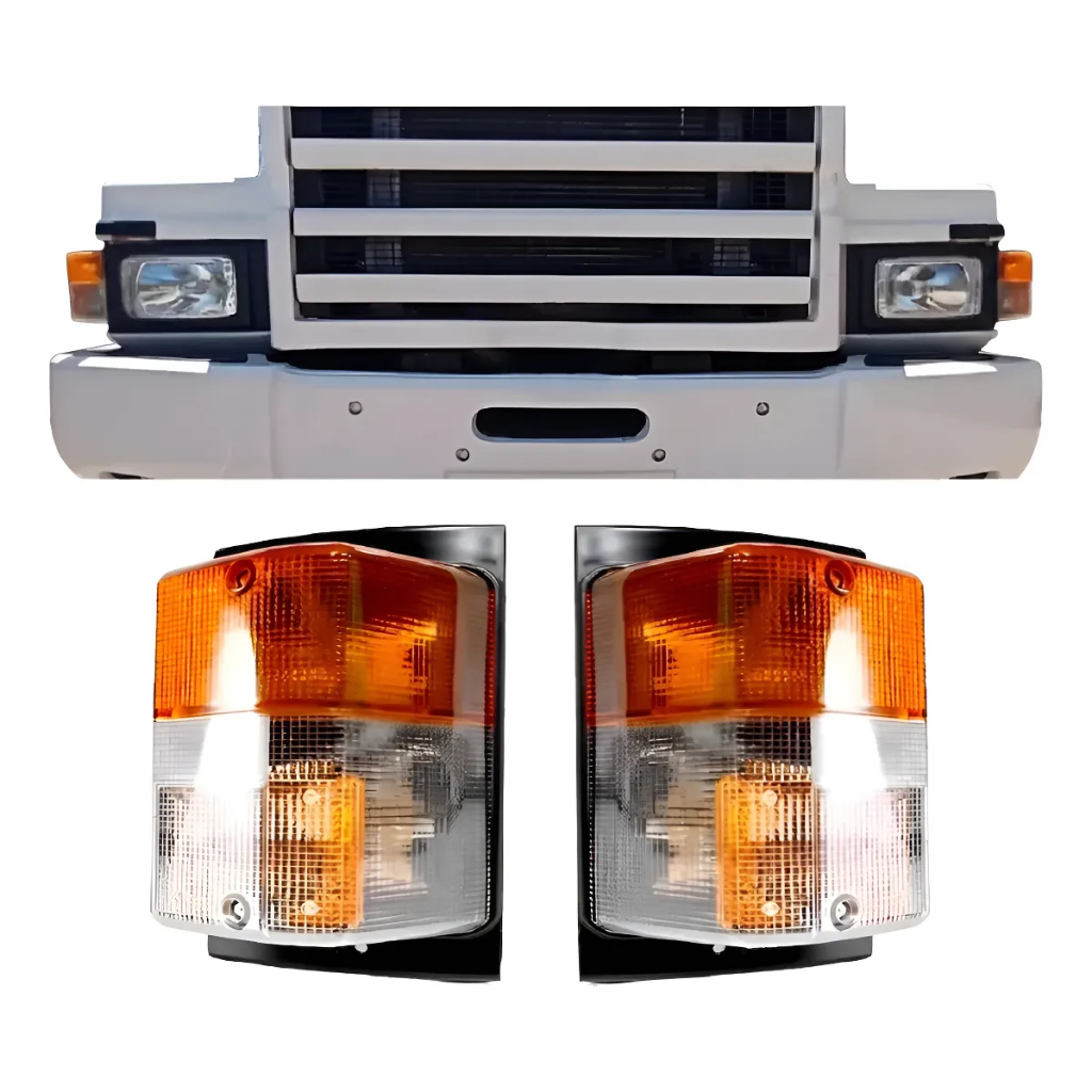 Lanterna Seta Pisca Compatível Com Scania T R 112 113 143 Bicolor Âmbar Cristal