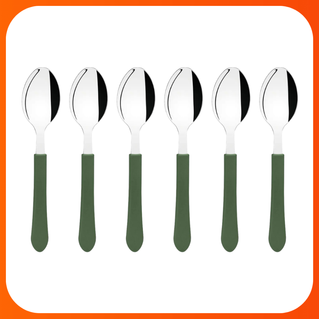 Colher de Mesa Tramontina Inox Cabo Verde Leme - Conjunto