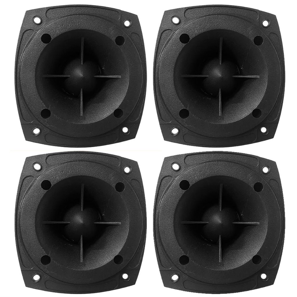 Kit 04 Super Tweeter Tuiter 100w Rms Permak Profissional 8 Ohms Fenólico