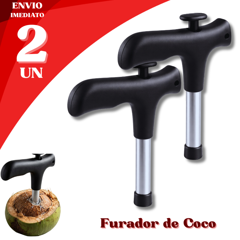 Abridor De Coco 2 ou 1 Unids Furador Ferramenta Prática Para Água De Coco Manual Sem Erforço Praia