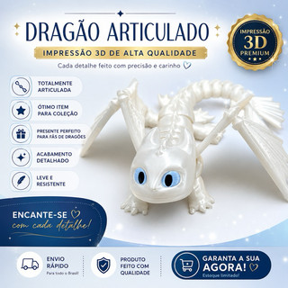 Brinquedo 3D Articulado Dragão Banguela Fúria da noite ou Fúria da luz Brinquedo menino menina FILME