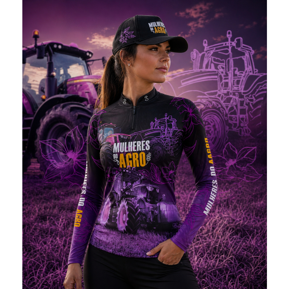 Camiseta Camiseta Super King Feminina Agro Proteção Solar Uv50+ Dry Fit Gll-152